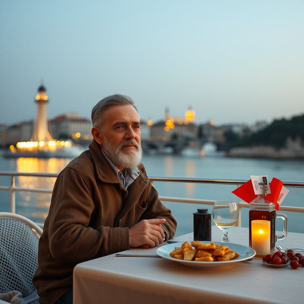 Bir çatı üzerinde temizlik yapan bir kişi