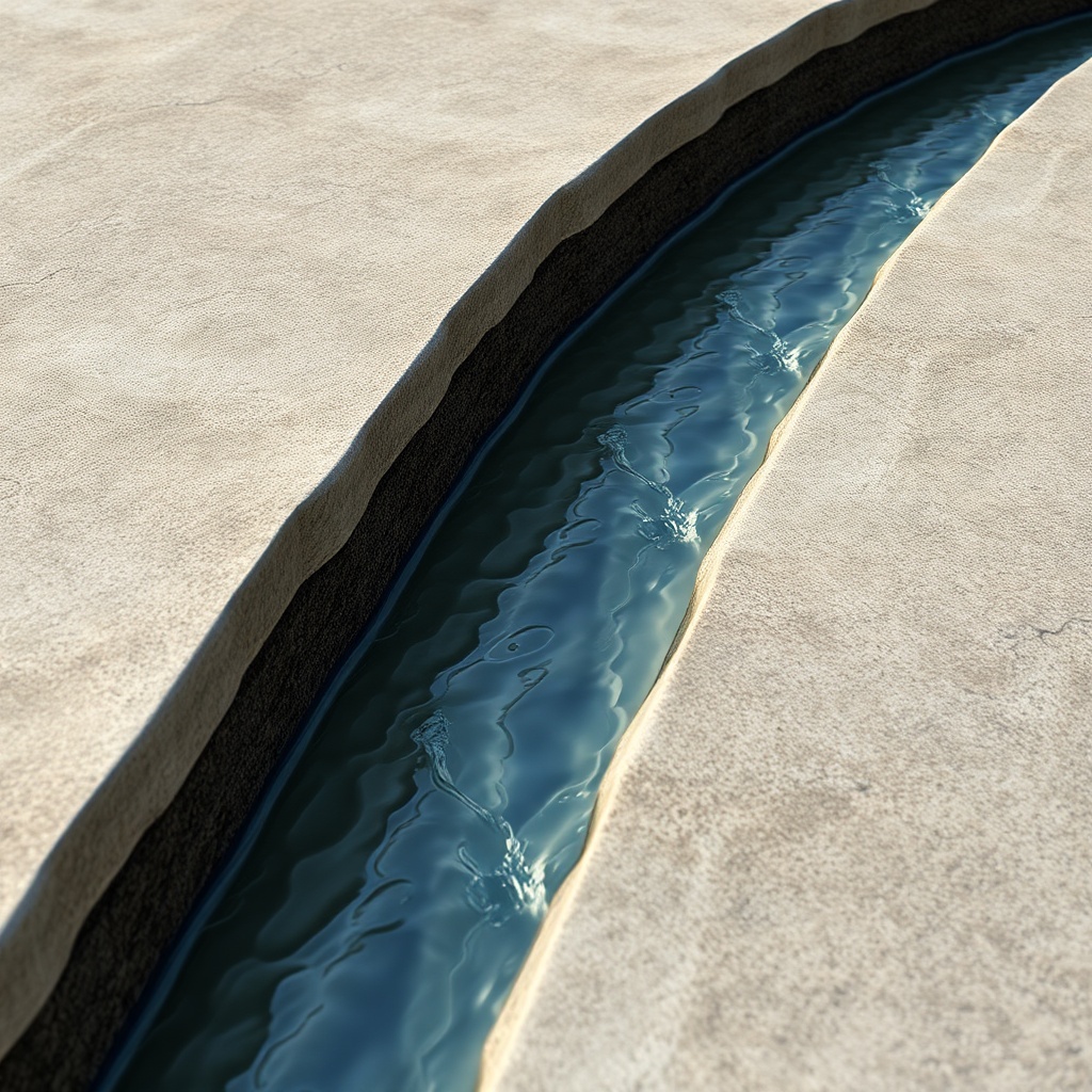 <clean photorealistic photo/illustration of Bramac kiremit underlayment and drainage chann